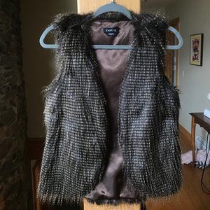 Bebe Faux Fur Vest